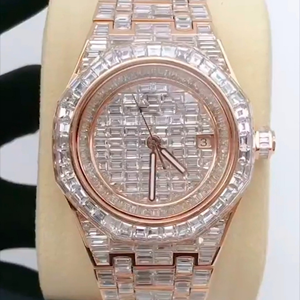 Montres Iced Out VVS Moissanite | Design squelette de luxe | Testeur de diamants en gros approuvé - Product Image 1