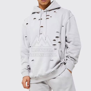 <b>Top</b> Selling Plus Size Men <b>Distressed</b> Hoodies Custom Made <b>Distressed</b> Hoodies For Men Design Your Own Logo Men <b>Distressed</b> Hoodies - Product Image 1
