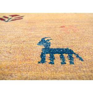 Tapis en laine noués à la main Nuray Gold, style Kilim classique avec motifs abstraits et originaux pour la maison, la chambre et le couloir - Pae-315 - Product Image 3