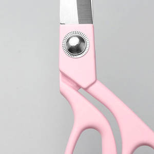 Ciseaux à lame longue en acier inoxydable, tranchants, avec manche en plastique pour coupes droites et nettes, haute performance, pour le travail de couture droitier - Product Image 5