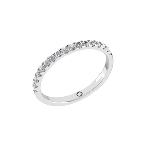 2025 à la mode 925 argent Original Moissanite délicat mariage empilable anneau minimaliste mince bande bijoux fins en gros de l'inde - Product Image 1