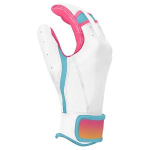 Guantes de bateo de béisbol personalizados de alta calidad profesional gran oferta de cuero de béisbol para hombre guantes de bateo de puño corto - Product Image 6