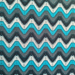 Personalized Modern Women's Large Jacquard Tote Bag Breathable Zigzag Pattern Duffle Travel Shopping - Product Image 6