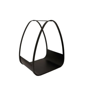 Large <b>Fireplace</b> Wood Holders Indoor Black Iron Firewood Rack for Home Storage Wood Modern <b>Logs</b> Storage Holder Garden Home - Product Image 2