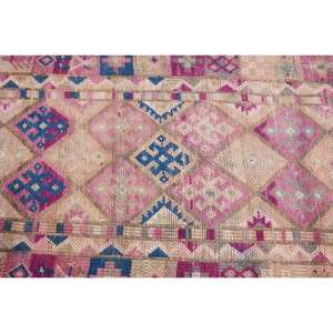 Alfombra de lana ecológica de retazos étnicos clásicos 2,5X11,9 pies alfombra de comedor rectangular turca de látex - Product Image 5