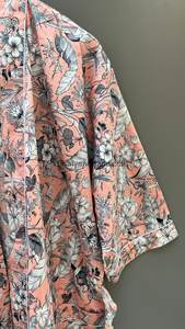 ชุดกิโมโนสตรีผ้าฝ้าย100% สุดหรูเสื้อคลุมอาบน้ำแบบอินเดียชุดนอนแบบซักได้สำหรับใส่ไปทะเลขนาดฟรีไซส์ - Product Image 2