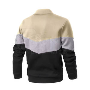 Chaqueta Universitaria de Invierno para Hombre, Diseño Personalizado con Frente de Lona, Transpirable, de Secado Rápido, 100% Algodón - Product Image 2