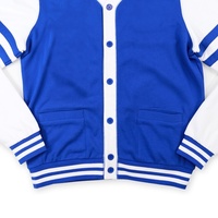Cardigan en tricot contrasté bleu et blanc pour femmes Zeta Phi Beta, manches longues, col en V, boutons sur le devant, style preppy, longueur normale, hiver