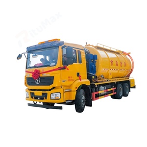 Camion-citerne à vide Shacman 6x4 pour l'élimination des déchets industriels, véhicule de collecte des ordures municipales à haute efficacité - Product Image 2