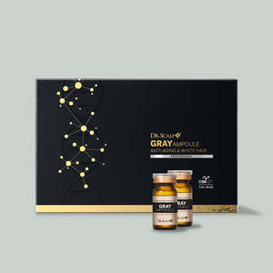 Dr.scalp Pro หลอดสีเทา10มล. * 7ขวด/กล่องครีมบำรุงผมร่วงจากเกาหลีครีมบำรุงผมขาวส่งเสริมการสังเคราะห์มอค100ชิ้น - Product Image 1