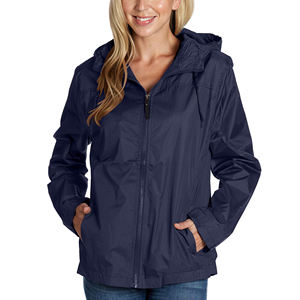 Veste coupe-vent élégante et personnalisée OEM vêtements d'extérieur imperméables légers pour la collection d'automne de la mode universitaire veste coupe-vent - Product Image 2