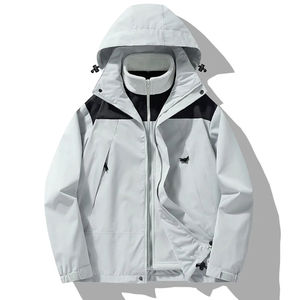 Veste de randonnée unisexe imperméable 3 en 1, vêtements d'extérieur unisexe d'hiver, coupe-vent, veste à capuche, veste rigide - Product Image 6