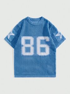 Camisetas Casuales de Algodón para Hombre al por Mayor, de Gran Tamaño, Transpirables, de Punto, con Cuello Redondo, Mangas Cortas y Logotipo Estampado - Product Image 3