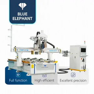 CE certificated 1325 cnc woodworking machine automatic blue elephant air cooling spindle for furniture for sale in the Italy