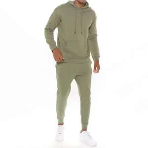 Custom Cotton Tracksuit Set for Men Two-Piece Flared Sweatpants Hoodie with 3D for Puff Print <b>Fleece</b> <b>Joggers</b> Sweatsuit - Product Image 2