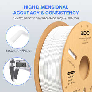 Filament d'imprimante 3D ELEGOO PLA Plus 1 kg, 1,75 mm, coloré, 15+ couleurs, y compris TPE, PCL, HIPS, PETG, TPU, ABS, PA, PP, PPS, PEK, Nylon, POM extrudé - Product Image 3
