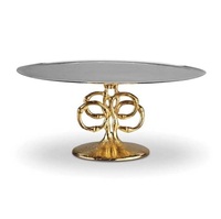 Vente chaude support à gâteau en marbre de qualité alimentaire, durable, facile à nettoyer, parfait pour manger et servir, idéal pour la maison et le restaurant de l'hôtel