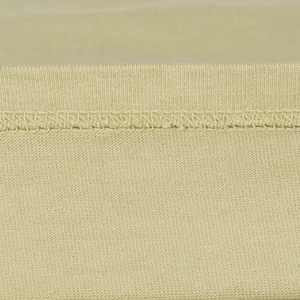 220 GSM T-shirt vert sauge poids lourd 100% coton biologique peigné col côtelé épais uni non étiqueté avec espace pour votre logo - Product Image 4