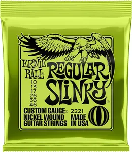 Cuerdas de guitarra eléctrica Ernie Ball Regular Slinky Nickel Wound-Calibre 10-46