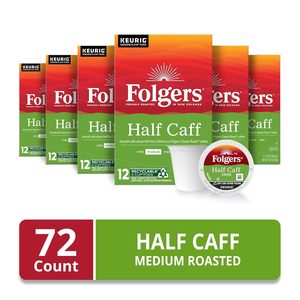 Café Folgers Half-Caff torréfaction moyenne, 72 dosettes Keurig K-Cup - Product Image 2