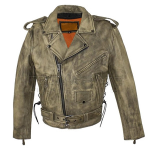 Chaqueta de cuero para hombre, ropa de calle, chaqueta de cuero de diseño personalizado, chaquetas de cuero para hombre de Color sólido a la venta - Product Image 1