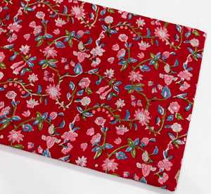 Fabriqué à la main 100% coton main bloc imprimé tissu Jaipur patrimoine traditionnel écologique respirant bloc impression coton tissu - Product Image 5