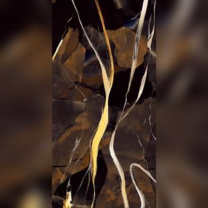 Carrelage de sol en céramique émaillée à motif abstrait brun foncé de qualité supérieure, design moderne, dalle en porcelaine de haute qualité en gros - Product Image 2