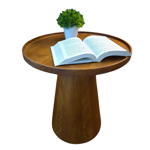 Table de chevet de luxe en bois massif Mobilier de chambre à coucher durable et écologique avec Premium Matte Touch Design moderne Budget Friendly - Product Image 4