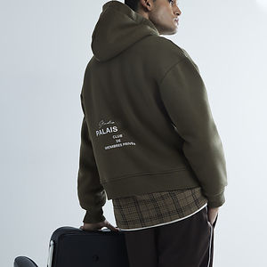 Sweat-shirts d'hiver décontractés à coupe classique 100% coton de haute qualité, vierges, avec poche kangourou, pour hommes, personnalisables avec logo et strass (OEM/ODM) - Product Image 4