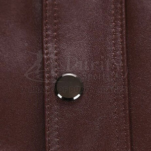 Diseño personalizado Hombres Chaleco de cuero Color sólido Chaleco de cuero Streetwear Sin mangas Hombres Chaleco de cuero - Product Image 4