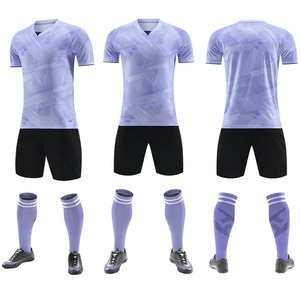 Wholesale Custom Soccer Kits Mens Football Uniform Cheap Quick Dry Soccer Uniform Set Breathable Football Jersey Kit - Product Image 5