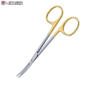 Ciseaux durables en carbure de tungstène 12cm lames incurvées tranchant longue durée Instruments médicaux chirurgicaux manuels MOL sécurité - Product Image 4