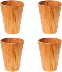 Hot Selling Wooden Drink <b>Cup</b> with Lid Koi Best-Selling Natural Wood <b>Cups</b> for Hot and <b>Cold</b> Drinks Koi - Product Image 6