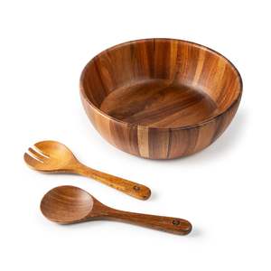 Classic Eco-Friendly Natural Wood Food <b>Serving</b> <b>Bowl</b> Home Kitchenware Dining Mixing Ramadan Gift Item - Product Image 1