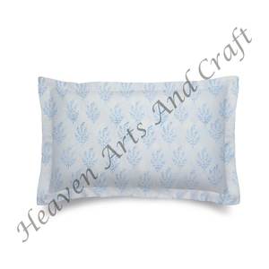 Funda de Almohada 100% Algodón con Estampado Étnico Indio de Flores, Personalizable, para Decoración del Hogar u Hotel, Colorida - Product Image 3