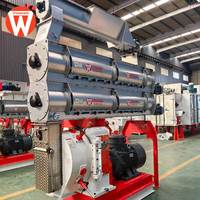 Machine à granulés d'aliments pour volailles certifiée CE ISO SGS, 55KW SZLH350, nouvelle machine à granulés d'aliments à haute productivité, granulés de 2 à 4 mm
