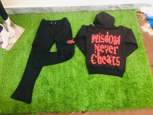 Conjunto de sudadera con capucha y chándales de moda para Hombre | Traje cómodo de invierno - Product Image 6