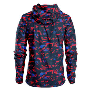 Veste coupe-vent légère en nylon 100% personnalisée, respirante, imperméable, fermeture à glissière de style décontracté pour les activités extérieures de printemps - Product Image 2