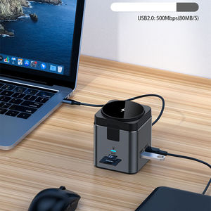<span class=keywords><strong>USB</strong></span> C HUB 8 trong 1 loại C Adapter <span class=keywords><strong>Docking</strong></span> <span class=keywords><strong>Station</strong></span> với bộ sạc không dây 100W PD 4K HDTV VGA <span class=keywords><strong>USB</strong></span> 3.0 Ethernet sdtf - Product Image 4