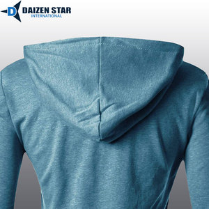 Sweat-shirts à capuche zippés pour femmes, couleur unie, 100% coton molletonné, coupe classique, hiver, décontracté, service OEM, 420 grammes, streetwear - Product Image 3