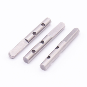 แกนหมุดสแตนเลสทรงกระบอกพร้อมรูสำหรับงานกลึง CNC - Product Image 1