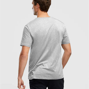 El mejor servicio OEM de 100% algodón de Plain Factory, tasa ajustable directa, calidad duradera, camisetas de secado rápido ecológicas para hombres - Product Image 5