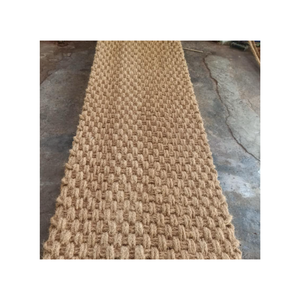 Felpudo de fibra de coco al por mayor alfombras de coco liso 100% fibra de coco Natural interior jardín mascota cálido mantenimiento felpudo Coir estilo flexible - Product Image 1