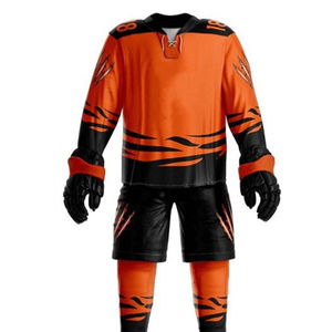 Uniforme de hockey sobre hielo para hombre de tarifa razonable de Material duradero, superventas, logotipo personalizado/uniforme de hockey sobre hielo de color con la mejor tela - Product Image 5
