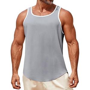 Camiseta sin mangas holgada de malla transpirable para hombre, camisetas sin mangas para entrenamiento de gimnasio para hombre, fabricadas por Dress Sports - Product Image 1
