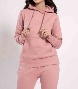 OEM ชุดวอร์มแบบสวมหัวสำหรับผู้หญิงสำหรับยิมชุดวอร์มดีไซน์ทันสมัยป้องกันการหดตัวสำหรับผู้หญิงพร้อมโลโก้สีตามสั่ง - Product Image 5