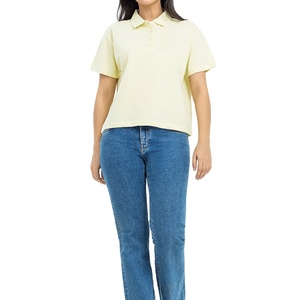 Chemise polo pour femmes, légère, manches courtes, 2026, logo personnalisé, prix de gros, OEM disponible, chemises polo - Product Image 4