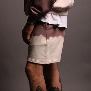 Logo personnalisé unisexe été 100% coton cravate teinture hommes Shorts cause porter des shorts en coton pour les hommes - Product Image 3