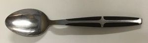 Top Quality <b>Black</b> Color Handle Stainless Steel Flatware Wedding Spoon Ideal Cutlery for Home Kitchen Hotels Restaurants Parties - Product Image 2