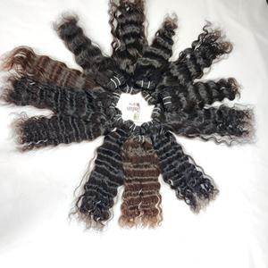 100% Vietnamese Raw Virgin Unprocessed <b>Cheap</b> Vendor Hair Machine Double Weft Natural Bundle Deep Wave Wavy Human Hair <b>Extensions</b> - Product Image 2